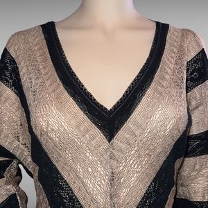 Boston Proper Women's Long Sleeve Cold Shoulder Pullover Sweater